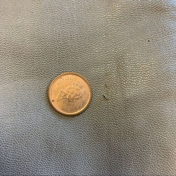 Topshop Taupe faux leather shorts Sz 6 - Picture 8 of 8